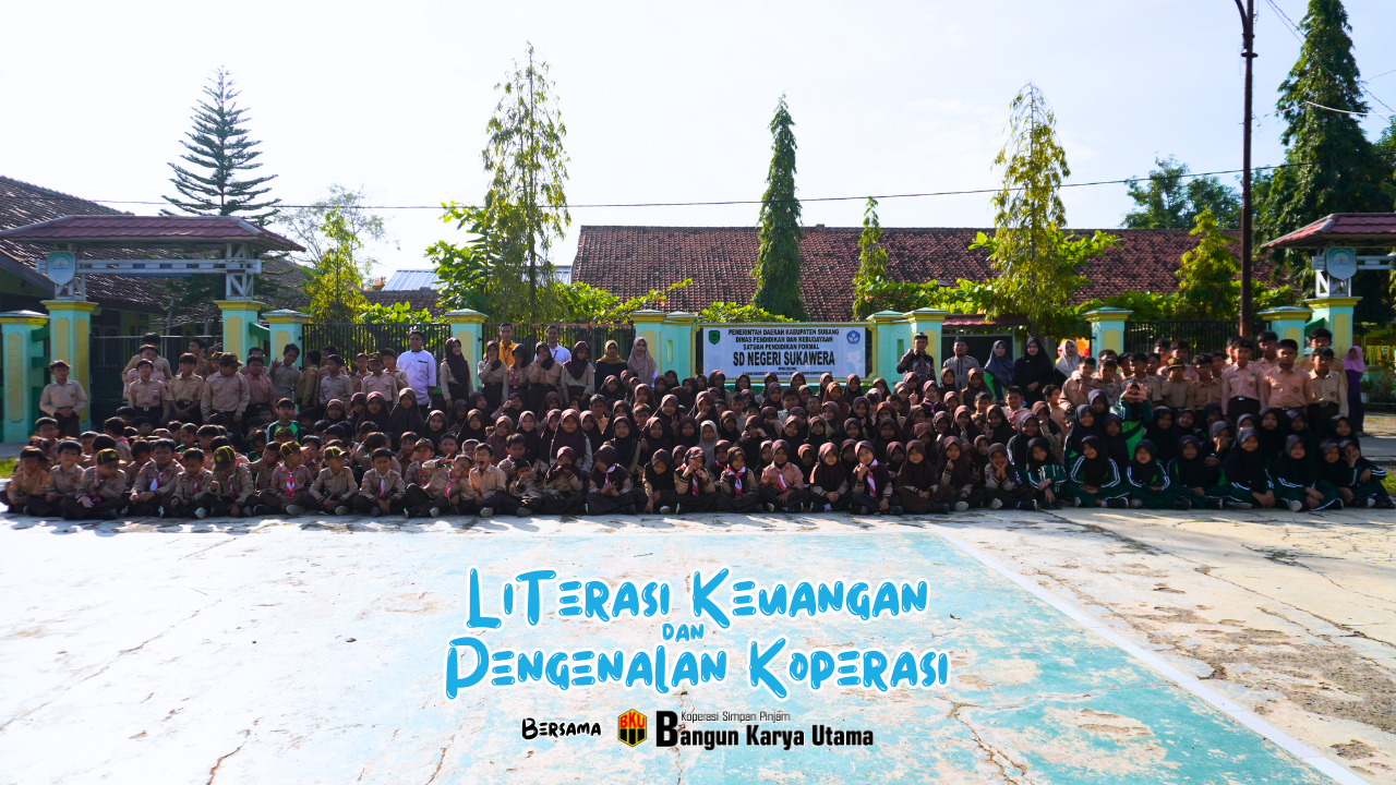 KSP Bangun Karya Utama Gelar Acara Literasi Keuangan dan Pengenalan Koperasi yang Ketiga di SDN Sukawera, Kec. Compreng