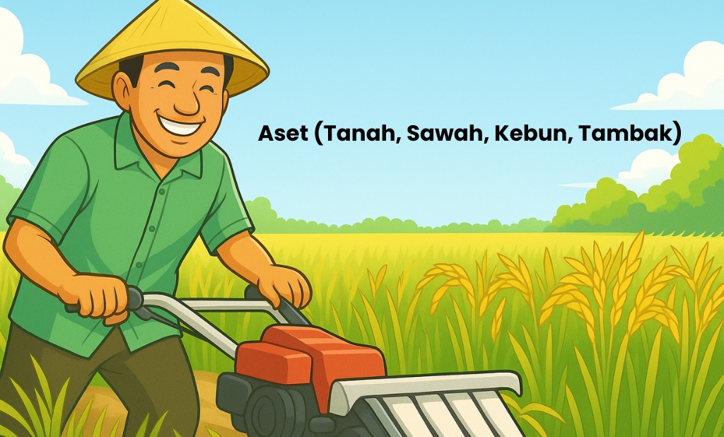 Aset (Tanah, Sawah, Kebun, Tambak)