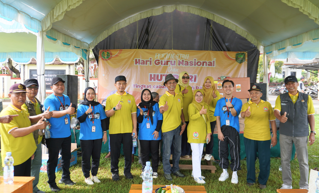 KSP BKU Meriahkan HUT PGRI 2025, Ikut Gerak Jalan hingga Bagi Hadiah di Pagaden