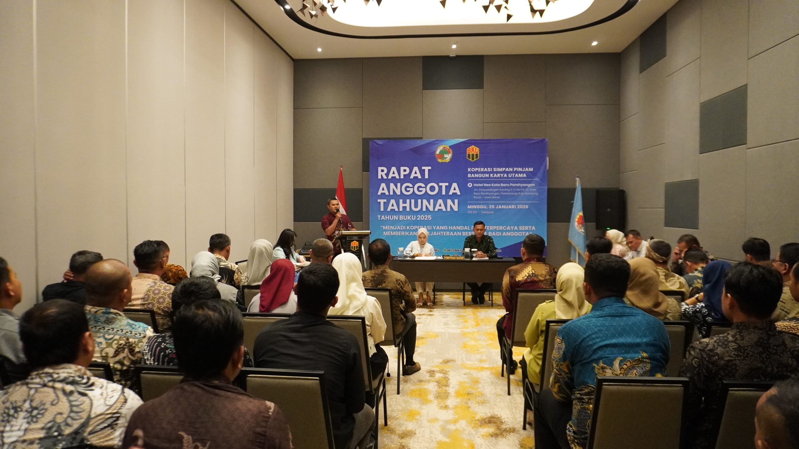 Rapat Anggota Tahunan KSP Bangun Karya Utama Tahun Buku 2025 Digelar di Kota Baru Parahyangan